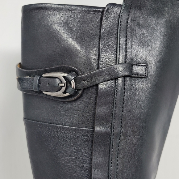 Alberto Fermani Black Leather Boots - Picture 13 of 15